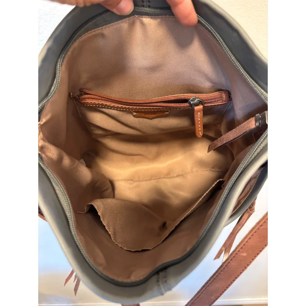 The Sak Women's Ashland Leather Bucket Hobo Purse Bag